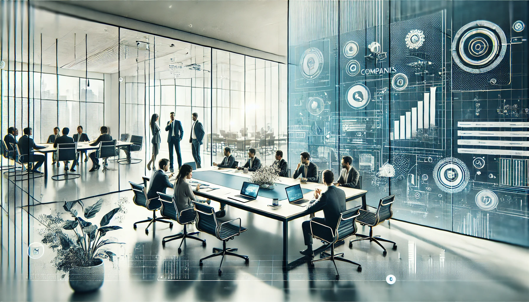 Professionele werkplek voor bedrijven